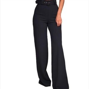 Porsha - High Waist, Wide Leg Trousers